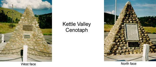 Kettle Valley Cenotaph