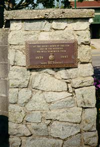 Hazelwood Cemetery Gatepost Cairn (East)