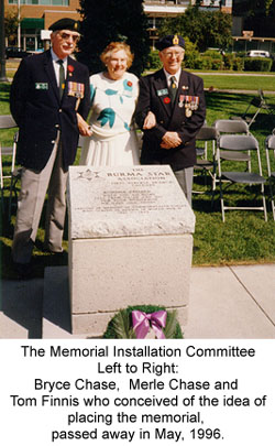 Burma Star Memorial Installation Commettee