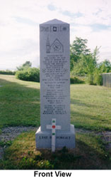 Ellershouse War Memorial Monument (Front View)