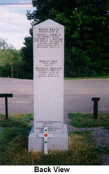 Ellershouse War Memorial Monument (Back View)