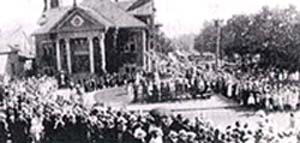 Unveiling of Hanover's War Memorial