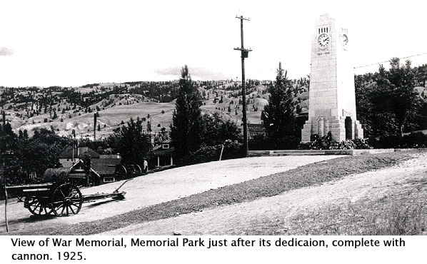 Kamloops Cenotaph, Cairn & Memorial Park