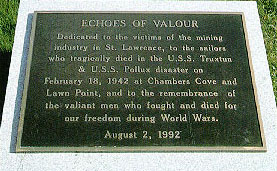 Echoes of Valour Plaque Inscription