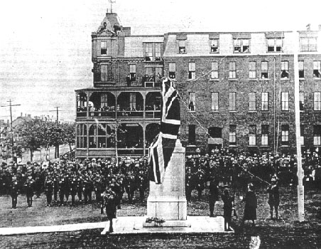 Unveiling of Yarmouth Town and County War Memorial, June 9th, 1923