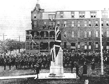 Unveiling of Yarmouth Town and County War Memorial, June 9th, 1923