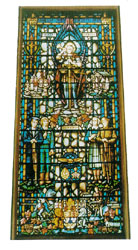 Stained-Glass Window in Main Entrance