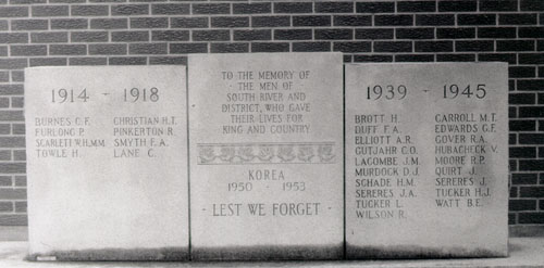 South River Cenotaph