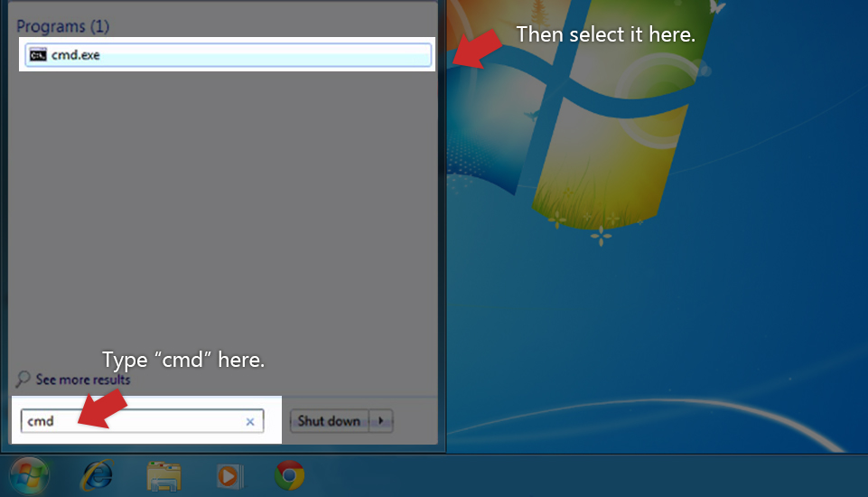 Windows 7 start menu