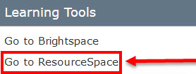 ResourceSpace link
