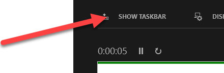 taskbar